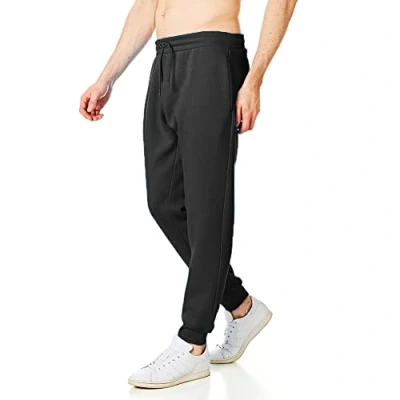 Image of RIPT RCPNT764 Men&#039;s Soft Touch Sweatpants Loungewear Joggers,Black, M