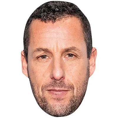 Image of Adam Sandler (Stubble) Celebrity Mask, Flat Card Face, Fancy Dress Mask