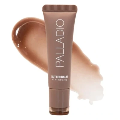 Image of Palladio Butter Balm Hydrating Lip with Sheer Tint, Aloe, Peptides, Shea Butter, and Vegan Formulation for Instant Moisture, Shine, Soothing Care, Caramel Glazed