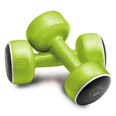 Image of Body Sculpture SMART DUMBELLS 2 x 3 KG (6 PAIR),Green