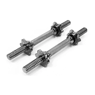 Image of Bodymax Standard 16 inch Spinlock Dumbbell Bars (Pair)