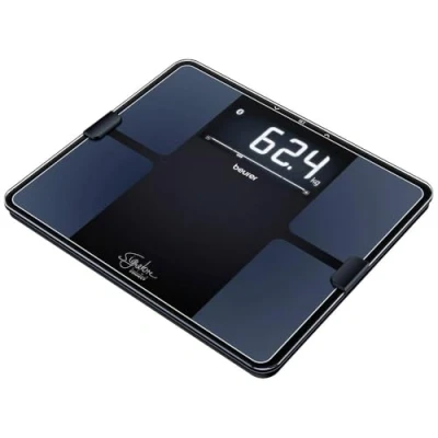 Image of Beurer BF 915 Diagnostic Scale, Precise Body Analysis for up to 8 People, Measurement of Fat, with Illuminated XXL Display, Load Capacity 200 kg, Includes App Connection