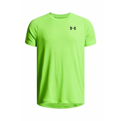 Image of Under Armour Boys UA Tech 2.0 Short Sleeve Performance T Shirt Hyper Green 13 Years