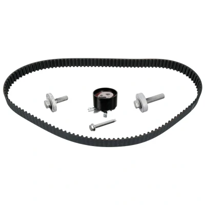 Image of 13070BN700, 1680600QBB Timing belt kit FEBI BILSTEIN 21270 123 with rounded tooth profile RENAULT: CLIO 2, MEGANE 3 Coupe, Kangoo II Express