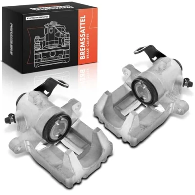 Image of Frankberg 2x Brake Caliper Rear Left and Right Compatible with A3 8L1 1996 2003 Golf MK IV 1997 2005 Disk O.c.t.a.v.i.a I 1U2 2010 TT Roadster 8N9 2006 Replace# 1J0615423