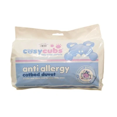 Image of Cosy Cubs Kids Duvet 9 Tog Anti Allergy Filling 120 x 150 cm Extremely Soft, Toddler Quilt Washable at Home