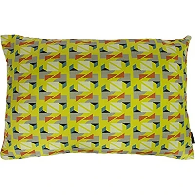 Image of Paoletti Vienna 40X60 Poly Cushion Yellow viscose One Size