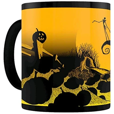 Image of Pyramid International AFSCMG24622 Nightmare Before Christmas (Graveyard Scene) Official Boxed Ceramic Coffee/Tea Mug, Paper, Multi Colour, 21 x 29 1.3 cm