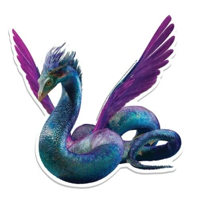 Image of Star Cutouts Ltd Cardboard Mounted Wall Standee, Multi Colour, Occamy, 55 x 5 cm