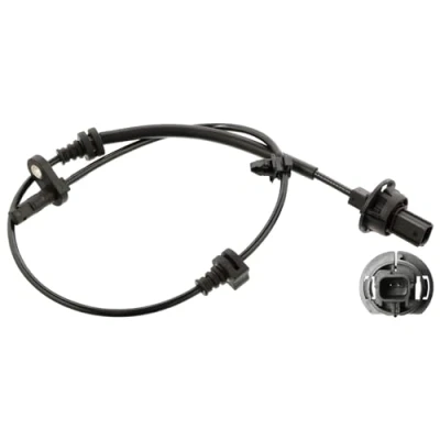 Image of 57455T7A003 ABS Sensor BLUE PRINT ADH27187 Front Axle Left 610mm
