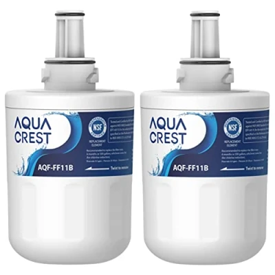 Image of Aqua CREST DA29 00003G Fridge Water Filter, Compatible with Samsung® Pure Plus 00003B DA97 06317A DA61 00159A HAFCU1/XAA HAFIN2/EXP APP100 (2)