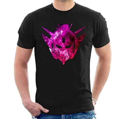 Image of Gundam Galaxy Silhouette Logo Men&#039;s T Shirt Black