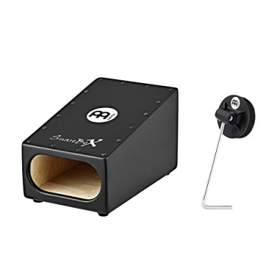 Image of Meinl Percussion Snarebox Sound Effect Instrument Foot with Snare Including Beater Baltic Birch, Black (SNAREBOX)