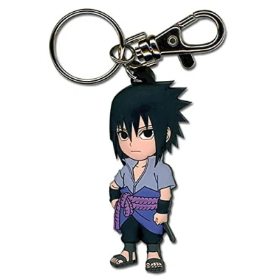 Image of Great Eastern Entertainment 36696 Naruto Shippuden SD Sasuke PVC Keychain