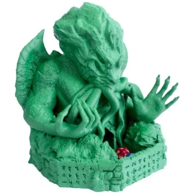 Image of 3D Vikings Cthulhu Dice Tower, Perfect Tower for Dungeons and Dragons, Tabletop RPG, Miniature Games Board
