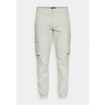 Image of ONLY &amp; SONS Men&#039;s Onscam Stage Cargo Cuff Pk 6687 Noos Pants, Wrought Iron, 34 W/32 L