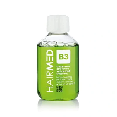 Image of HAIRMED B3 Anti Dandruff Professional Shampoo Contrast and Sebum Production, Ideal for Seborrheic Dermatitis 200 ml