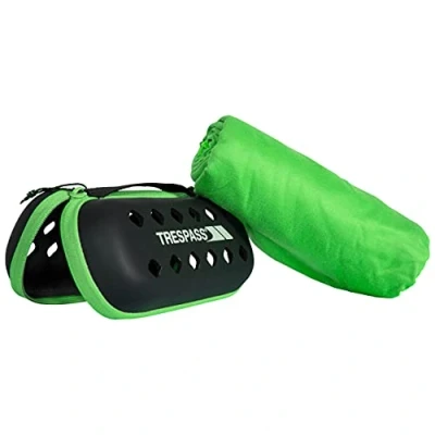 Image of Trespass COMPATTO Quick Dry Ultrafine Microfibre Towel, 60cm x 120cm Green, Each