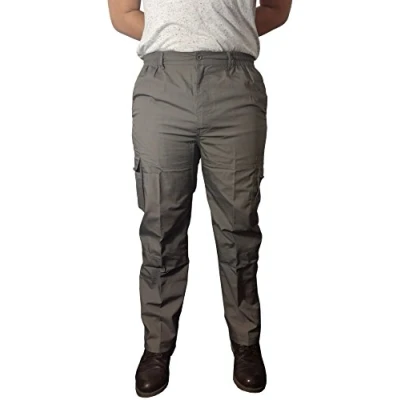 Image of i Smalls Men`s Summer Combat Cargo Trousers (L) Brown