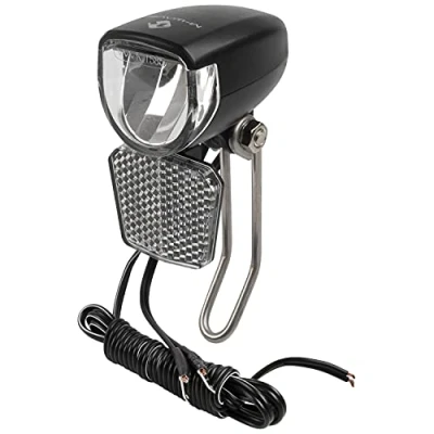 Image of M Wave Unisex Adult Apollon D 30 Dynamo Front Light, Black, One Size