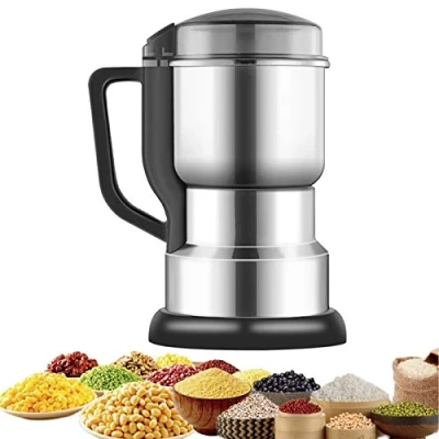 Image of Coffee Grinder Electric, Bean Electric Mill Spice Grinder, Low Noise, 400W Powerful Stainless Steel Blade, Cord Storage, Portable &amp; Compact Grinding Tools for Spices,Pepper,Herbs,Nuts