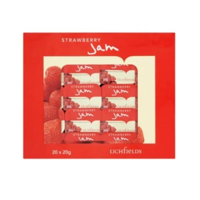 Image of Lichfields Preserves Strawberry Jam 20 x 20g 5