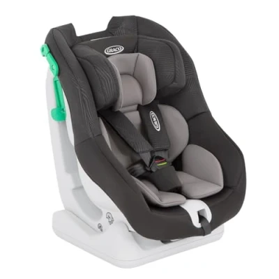 Image of Graco Extend LX R129 Convertible Car Seat, Rearward Facing for Longer from Birth to Approx. 4 Years (40 105cm). Forward 15 Months (76 105cm), Midnight Fashion