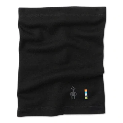 Image of Smartwool Boy&#039;s Kids&#039; Thermal Merino Neck Gaiter, Black, L XL