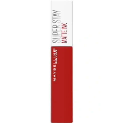 Image of Maybelline Superstay Matte Ink Orange Red Liquid Lipstick, 330 Innovator, 5 ml (Pack of 1)