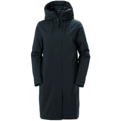 Image of Helly Hansen Women&#039;s Victoria Raincoat, Blue, M UK