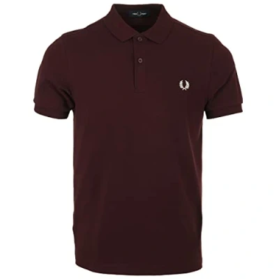 Image of Fred Perry Mens M6000 Plain Polo Shirt in Red Size X Large