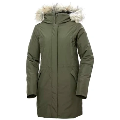 Image of Helly Hansen Womens W Irma Parka, Utility Green, L