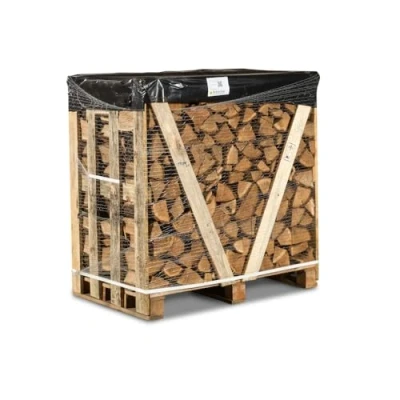 Image of Hardwood Kiln Dried Logs 1.2 cubic metre crate Oak Firewood For Open Fires, Wood Stoves, Pizza Ovens Long Burning