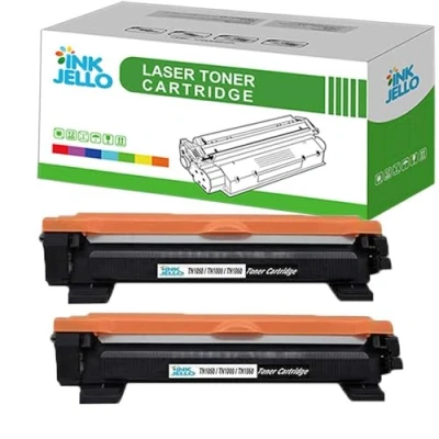Image of ECSC Toner Cartridge For Printer, Compatible with Brother DCP 1510 1512 1610W 1612W HL 1110 1112 1210W 1212W MFC 1810 1910 1910W TN1050 (Black, 2 Pack)