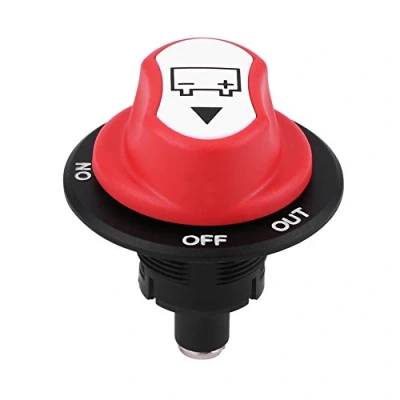 Image of 12V 48V Battery Disconnect Switch Cut Off Waterproof Isolator for Marine Car Boat RV ATV Vehicles