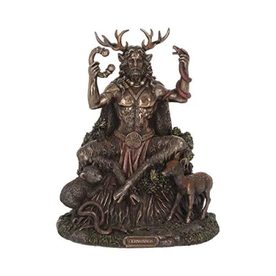 Image of Nemesis Now Cernunnos and Animals 23cm Figurine, Bronze