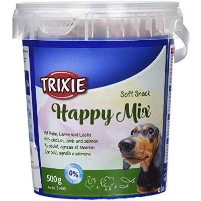 Image of 4 x Tubs of Soft Snack Happy Mix 500grm Box IDEAL for DOG TRAINING! (2kg training treats)