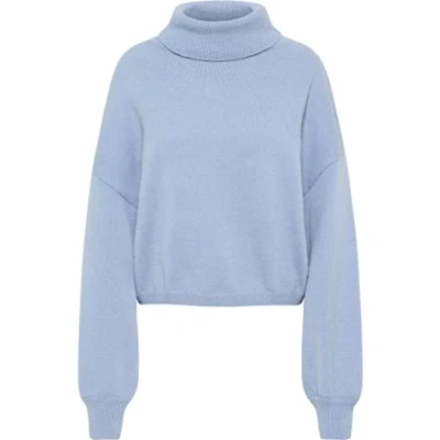Image of CARNEA Women&#039;s Knit Turtleneck Sweater 25825303 ca04, Blue, XL/XXL