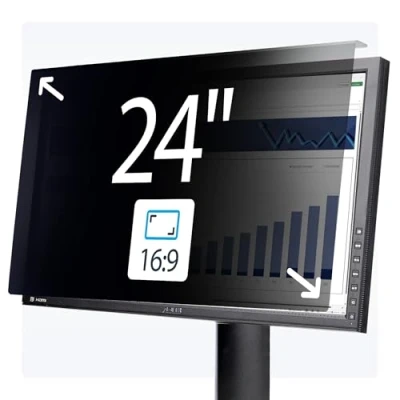 Image of StarTech.com 24 inch 16:9 Computer Monitor Privacy Screen, Hanging Acrylic Filter, Screen Protector, +/ 30 Deg.