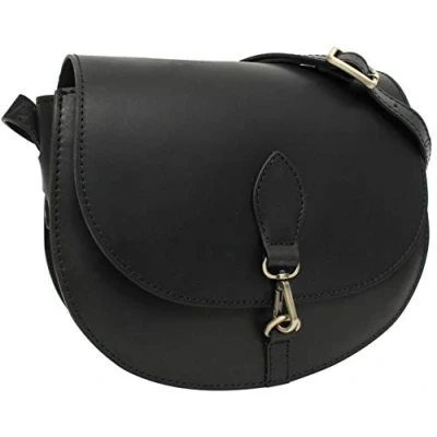 Image of Gusti Handbag Leather Shoulder bag Wiebke Evening small Vintage Black