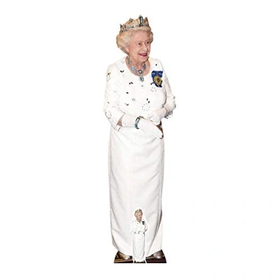 Image of Star Cutouts Cut Out of Queen Wearing Crown