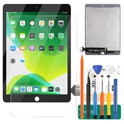 Image of For iPad Pro 9.7 2016 Generation Screen Replacement A1673 A1674 A1675 LCD Display Touch Digitizer Glass Panel Repair Parts Kit (Black)