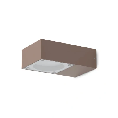 Image of Sirio Outdoor Wall Down Lamp Coffee IP65