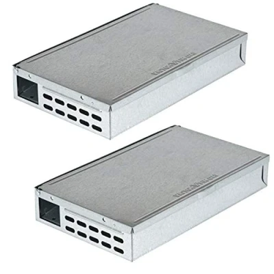 Image of Victor M310SSR Tin Cat Multi Catch Live Mouse Trap Indoor and Outdoor Humane Release 2 Traps
