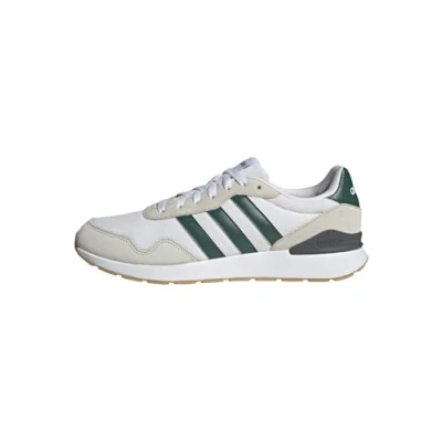Image of adidas Men&#039;s Run 60s 4.0 Shoes, FTWR White/Collegiate Green/Grey one, 8.5 UK