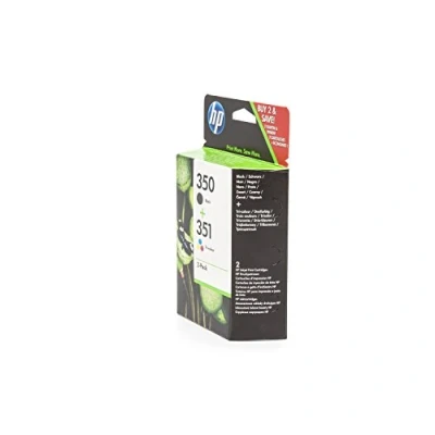 Image of HP 350 Black/351 Tri color 2 pack Original Ink Cartridges