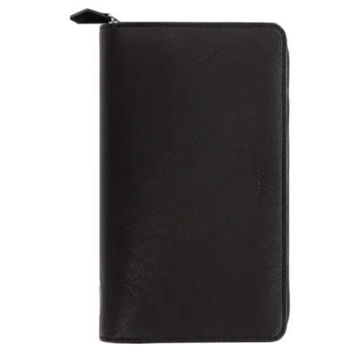 Image of Filofax Personal Compact Zip Saffiano organiser Black