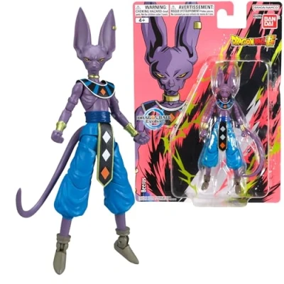 Image of Dragon Ball Bandai Evolve Beerus Anime Figure, Super Figure Toy, Action Figures Gifts And Merch From Manga Violet, 12.5 cm