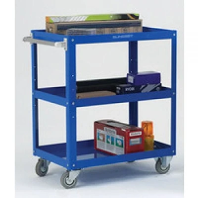 Image of Works Blue 3 Tier Trolley 329944