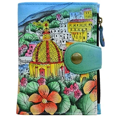 Image of Anna by Anuschka Hand Painted Leather Ladies Wallet Size: One Size